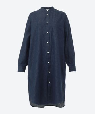 ＜GYMPHLEX (Women)＞バンドカラーシャツワンピース　＃ＧＹ―Ｇ００６４　ＳＤＭ