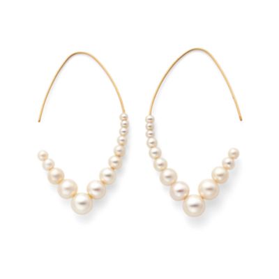 ＜MADAMA(Women)＞バナナフープピアス