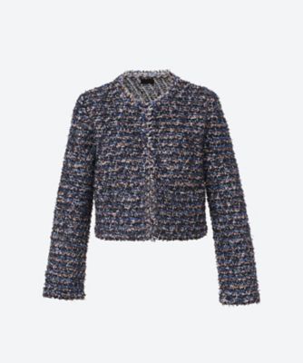 ＜COOHEM (Women)＞ＦＬＡＧ　ＭＯＬＥ　ＴＷＥＥＤ　ＪＡＣＫＥＴ（１１－２４２－０１３）