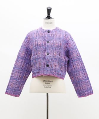 ＜COOHEM (Women)＞ＳＵＭＭＥＲ　ＣＨＥＣＫ　ＴＷＥＥＤ　Ｃ／Ｄ