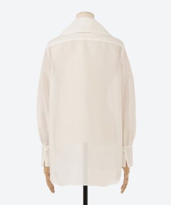 【美品】M・fil　エムフィルオーガンジーブラウス　ブラック　38 美品】M・fil エムフィルオーガンジーブラウス ブラック 38 （M