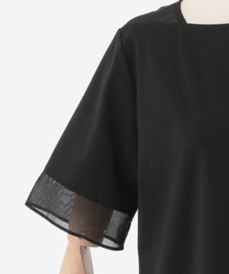 シルケットポンチ　オーガンジー付Ｔシャツ