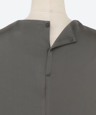 ストレッチWサテン ドレープブラウス | M・FIL/エムフィル | 三越