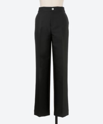 ＜M・fil（エムフィル）＞ダブルクロス クロップドパンツ　アイボリー 大特価 M・fil（エムフィル）＞ダブルクロス クロップドパンツ