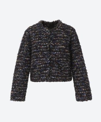 ＜COOHEM (Women)＞ＦＥＡＴＨＥＲ　ＭＩＸ　ＴＷＥＥＤ　ＪＡＣＬＥＴ