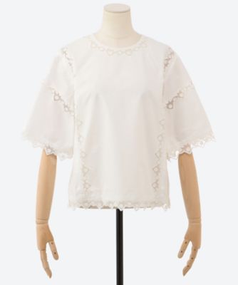 ＜ULLA JOHNSON (Women)＞ＫＡＩ　ＳＨＯＲＴ　ＳＬＥＥＶＥ　ＴＯＰ