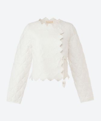 ＜ULLA JOHNSON (Women)＞ＺＯＦＩＡ　ＱＵＩＬＴＥＤ　ＪＡＣＫＥＴ