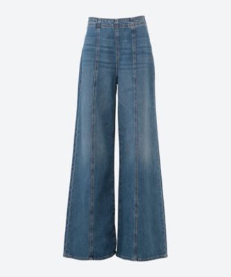 Ulla Johnson Cambrie パネルコットン ストレートレッグパンツ YANUK｜ジョーン ルーズ ストレート JOAN(Loose Straight