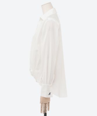 M Fil/エムフィルTCストライプ 袖タックブラウス　38 M・fil｜エムフィルのブラウス・シャツ通販｜ELLE SHOP (エル・ショップ)