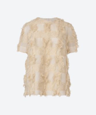 ＜M・fil＞ラメクロスＪＱ　フォルムブラウス