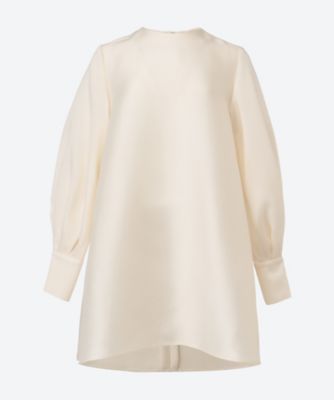 M・fil/エムフィル シルキーＷクロス　ロングブラウス