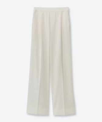 ＜M・fil＞トリアセボディシェルワンタックワイドイージートラウザーズ