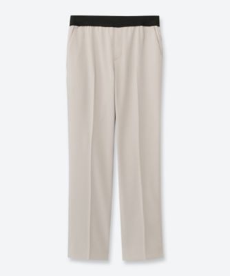 ＜M・fil＞トリアセボディシェル　テーパードクロップドイージートラウザーズ