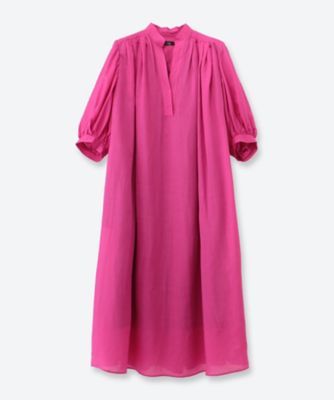 ＜M・fil＞リネンローン　タックギャザーワンピース