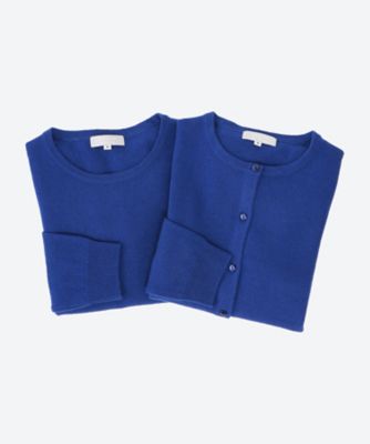 【SALE】GARE DE LYON/ガーデリヨン 3201選べる福袋カシミヤアンサンブル ロイヤルブルー【三越伊勢丹/公式】