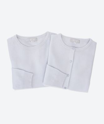 【SALE】GARE DE LYON/ガーデリヨン 3201選べる福袋カシミヤアンサンブル ペールブルー【三越伊勢丹/公式】