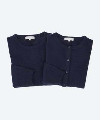 【SALE】GARE DE LYON/ガーデリヨン 3201選べる福袋カシミヤアンサンブル ネイビー【三越伊勢丹/公式】