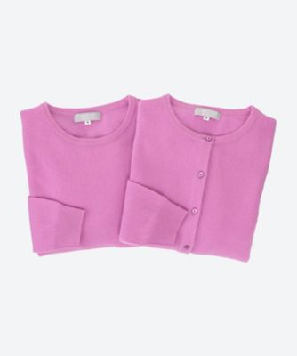 【SALE】GARE DE LYON/ガーデリヨン 3201選べる福袋カシミヤアンサンブル パープル【三越伊勢丹/公式】