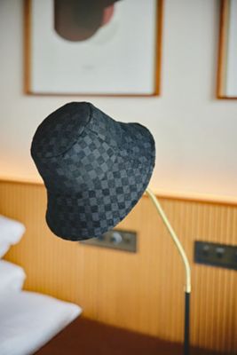 IVY I′M NAVY/アイビーアイムネイビー Block Check Hat