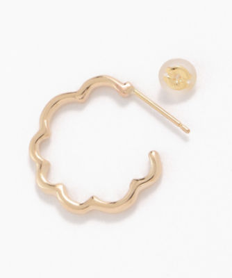 KAORU スパークルフープピアス、ラピスラズリチェーン KAORU