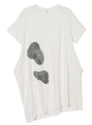 ＜Y’s (Women)＞【三越３５０周年企画品】ペーパープリントアシンメトリーカットソー