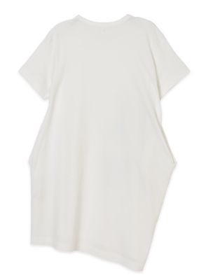 【三越３５０周年企画品】ペーパープリントアシンメトリーカットソー
