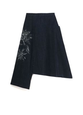 【三越伊勢丹限定品】Ｂｒｅｗｅｄ　Ｐｒｏｔｅｉｎ　デニムスカートパンツ