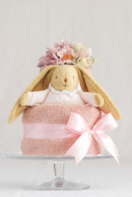 ＜ANGEL CAKE (Baby&Kids)＞バスタオル＆フェイスタオルケーキ　【Ｍｏｎ　ｌａｐｉｎ／モンラパン】