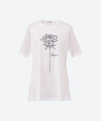 Sagan玫瑰花1轮裁剪衫 三越伊势丹网上商店 官方