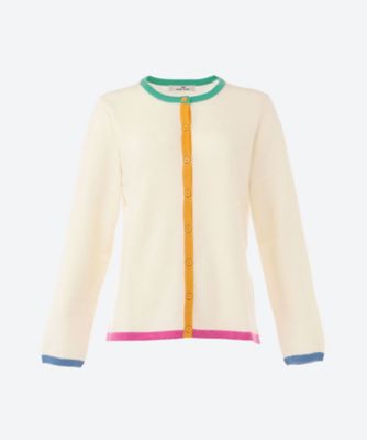 BARNEYS NEW YORK - mei mei カシミヤ100 フリルカーディガン BARNEYS NEW YORK - mei mei カシミヤ100 フリルカーディガンの