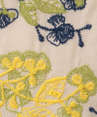 コットンハウスアヤ カッスルクームガーデン 花柄 刺繍ブラウス