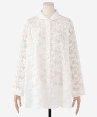 Cotton House Aya】“あじさいの押し花”刺繍