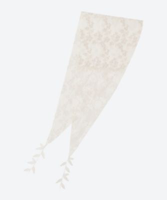 ＜Cotton House Aya＞【Ｃｏｔｔｏｎ　Ｈｏｕｓｅ　Ａｙａ】オリジナルエンブロイダリー三角ストール