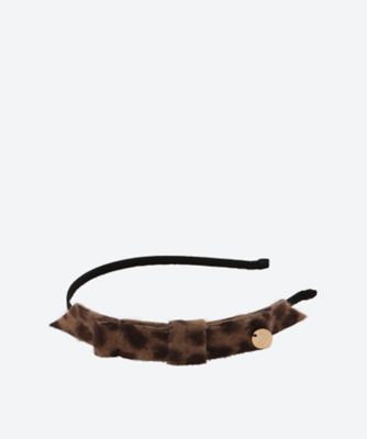 ＜Athena New York (Women)＞Ｍａｒｉｋａ　Ａｎｉｍａｌ　細リボンカチューシャ