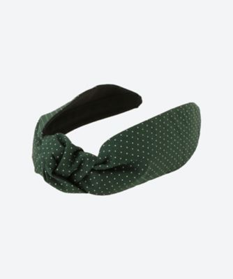 ＜JENNIFER OUELLETTE (Women)＞Ｄｏｔｔｅｄ　Ｃｏｔｔｏｎ　Ｐｒｉｎｔ　Ｂｌａｉｒ　Ｈｅａｄｂａｎｄ