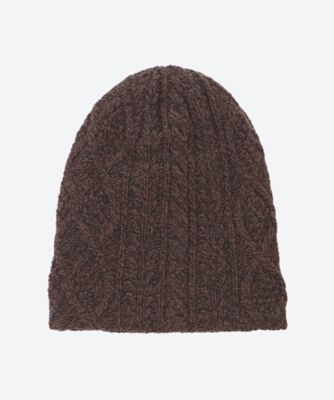 ＜KIJIMA TAKAYUKI (Women)＞ＷＡＳＨＡＢＬＥ　ＷＯＯＬ　ＣＡＢＬＥ　ＫＮＩＴ　ＣＡＰ