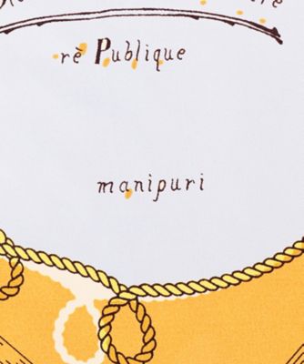 65コラージュフラワーバルーンスカーフ | manipuri (Women