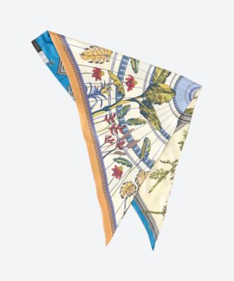 ＜manipuri (Women)＞三角８８　シークレットガーデンスカーフ