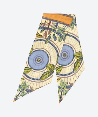 ＜manipuri (Women)＞剣先ミドルシークレットガーデンスカーフ