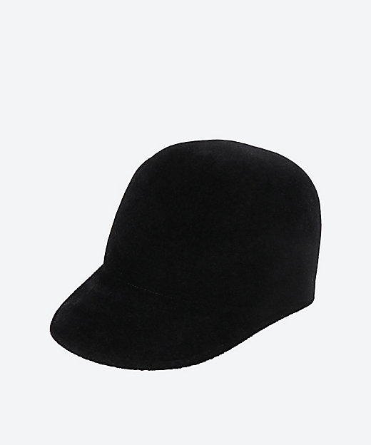 ＜三越伊勢丹/公式＞ FELT JOCKEY CAP BLACK 帽子