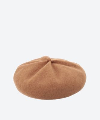 セブンイレブン 冬ギフト カタログ beret wool ribーlamb gather top 帽子