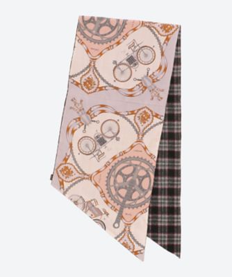 ＜manipuri (Women)＞＜伊勢丹限定＞ヴィンテージサイクルウールシルクマフラー