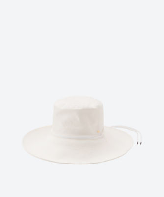 ＜三越伊勢丹/公式＞ Mia Hat & Accessory (Women)/ミア ハット アンド アクセサリー Cotton Capeline White 帽子【三越伊勢丹/公式】