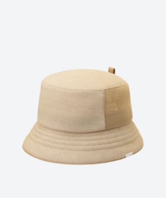 ＜saki et show (Women)＞Ｃｒａｓｈｅｄ　ｂｕｃｋｅｔ　ｈａｔ