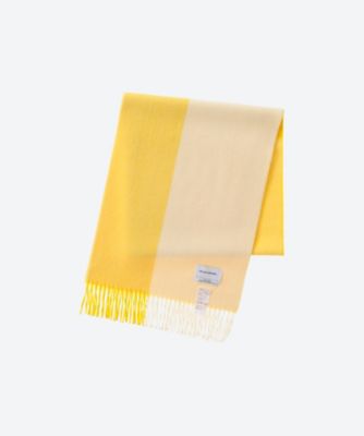 Brushed Scarf / BLOCK BROWN ザイノウエブラザーズ Brushed Scarf Block | THE INOUE BROTHERS