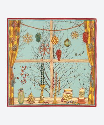 美品　完売品　manipuriマニプリ シルクスカーフ/Hygge / OR シルクスカーフ88＞ヒュッゲ – manipuri