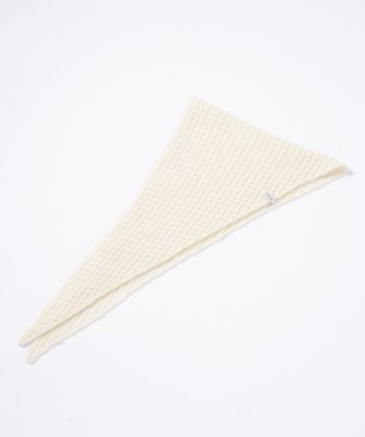 ＜elegancese＞ｗｏｏｌ　ｃａｓｈｍｅｒｅ　ｗａｆｆｌｅ　ｓｃａｒｆ