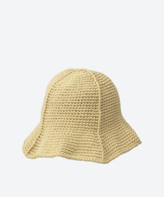 ＜KIJIMA TAKAYUKI (Women)＞ＰＯＬＹ　ＨＡＮＤ　ＫＮＩＴ　ＴＵＬＩＰ　ＨＡＴ　ＷＫＮ－２５１１１１