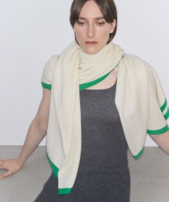 ＜elegancese＞Ｍｅｓｈ　ｃａｓｈｍｅｒｅ　ｓｔｏｌｅ　２２４４００３００