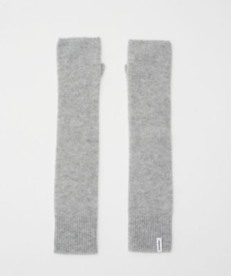 elegancese/エレガンセーゼ Sheer cashmere warmer long 224400307 grey 手袋・グローブ【三越伊勢丹/公式】